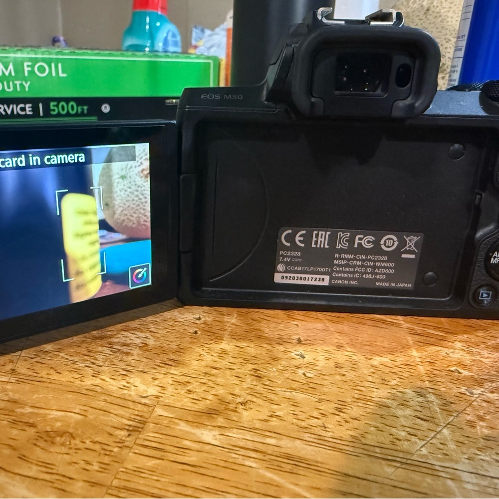 Canon EOS M50 Mirrorless Camera - Black